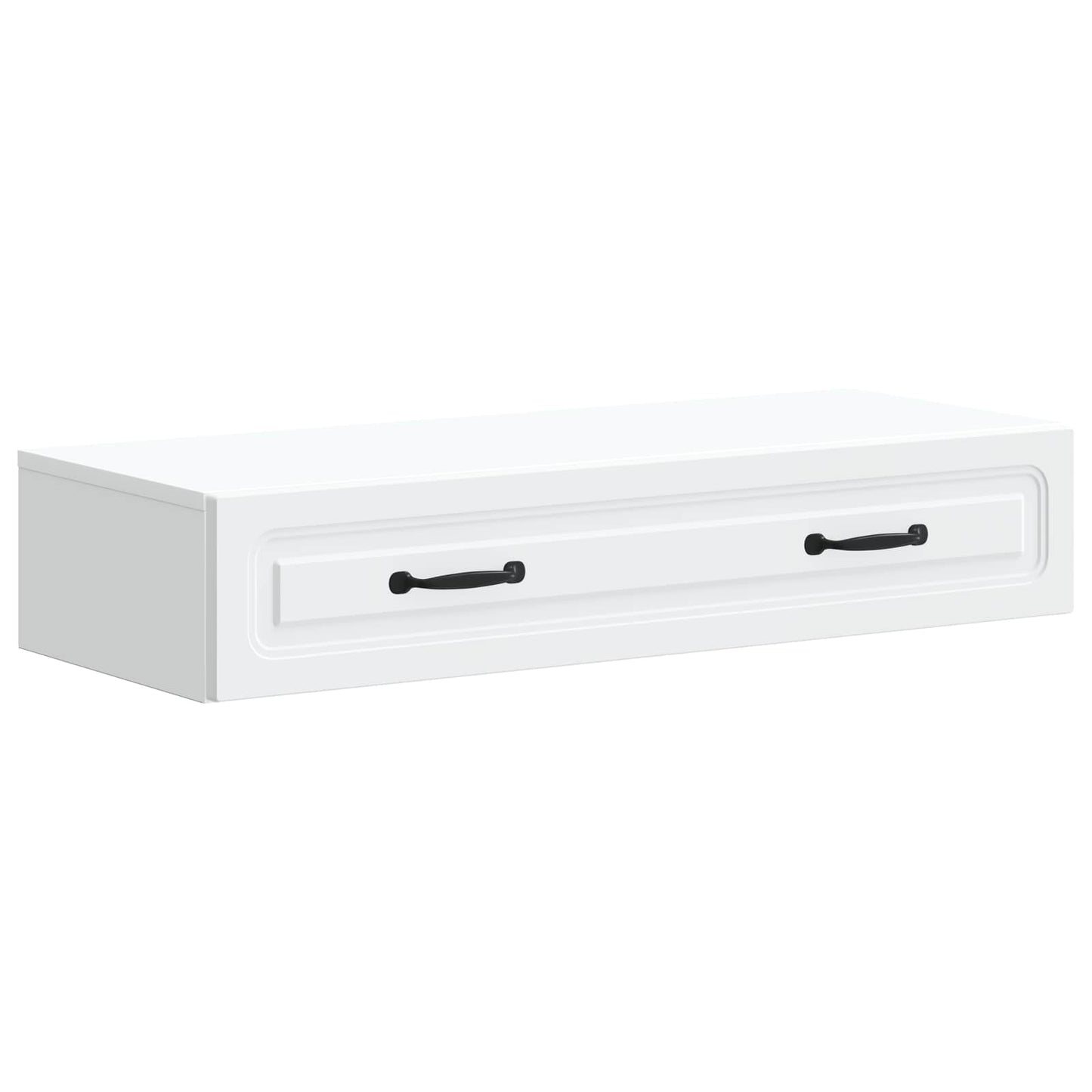 Tavolino da Parete Laterale Bianco 87,5 x 34,5 x 17 cm | homemem39