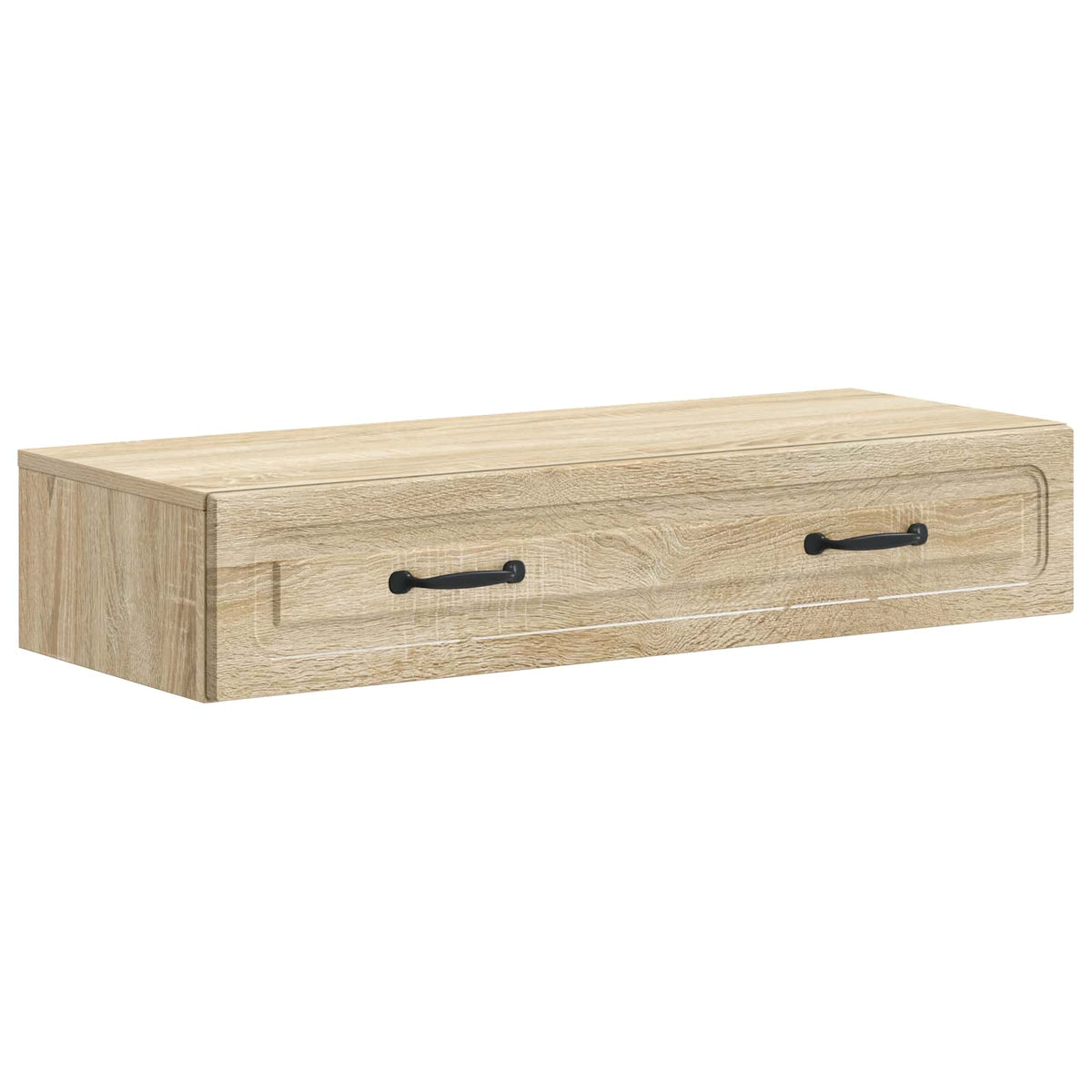 Tavolino da Parete Laterale Rovere Sonoma 87,5 x 34,5 x 17 cm - homemem39