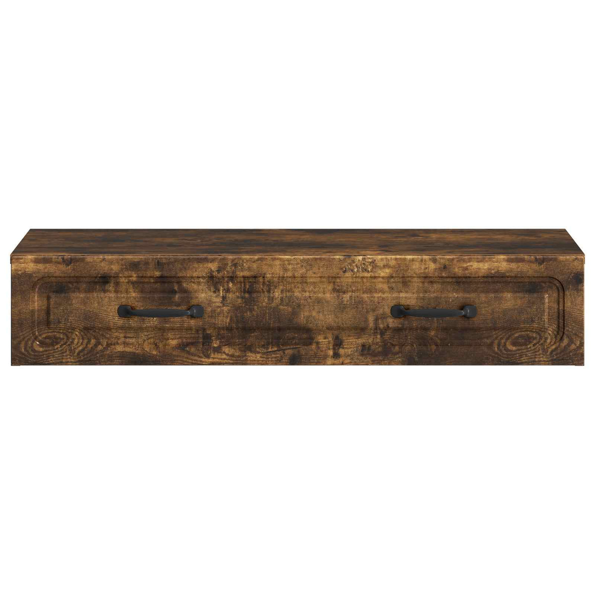 Tavolino da Parete Laterale Rovere Fumo 87,5 x 34,5 x 17 cm - homemem39