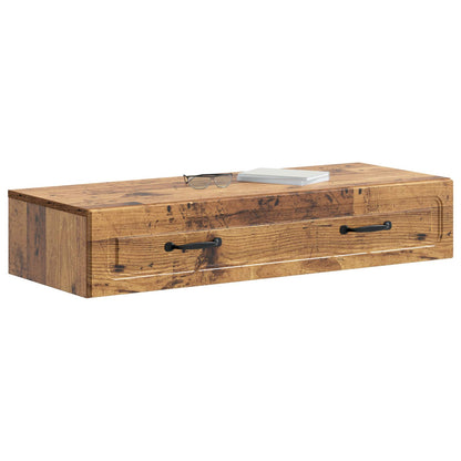 Tavolino da Parete Laterale Legno antico 87,5 x 34,5 x 17 cm | homemem39