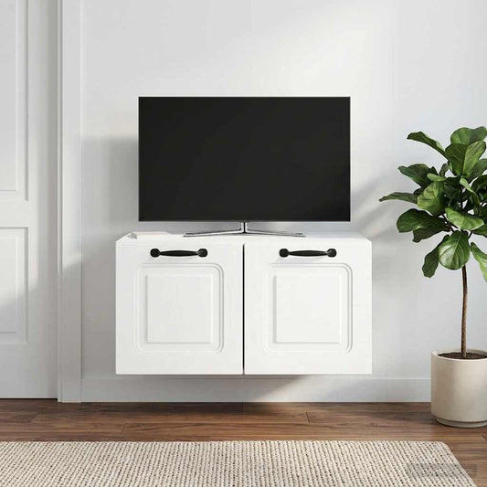 Mobile Porta TV da Muro Bianco 59,5 x 41 x 30 cm