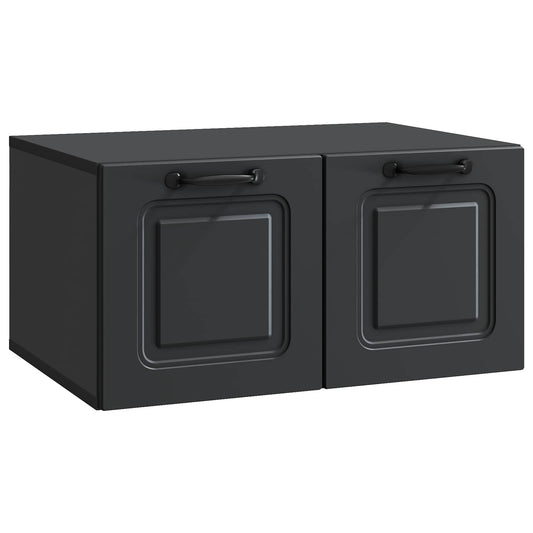 Mobile Porta TV da Muro Nero 59,5 x 41 x 30 cm