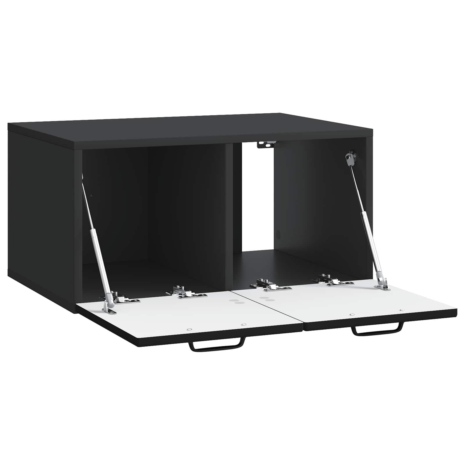 Mobile Porta TV da Muro Nero 59,5 x 41 x 30 cm | homemem39