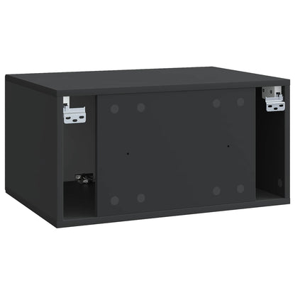 Mobile Porta TV da Muro Nero 59,5 x 41 x 30 cm