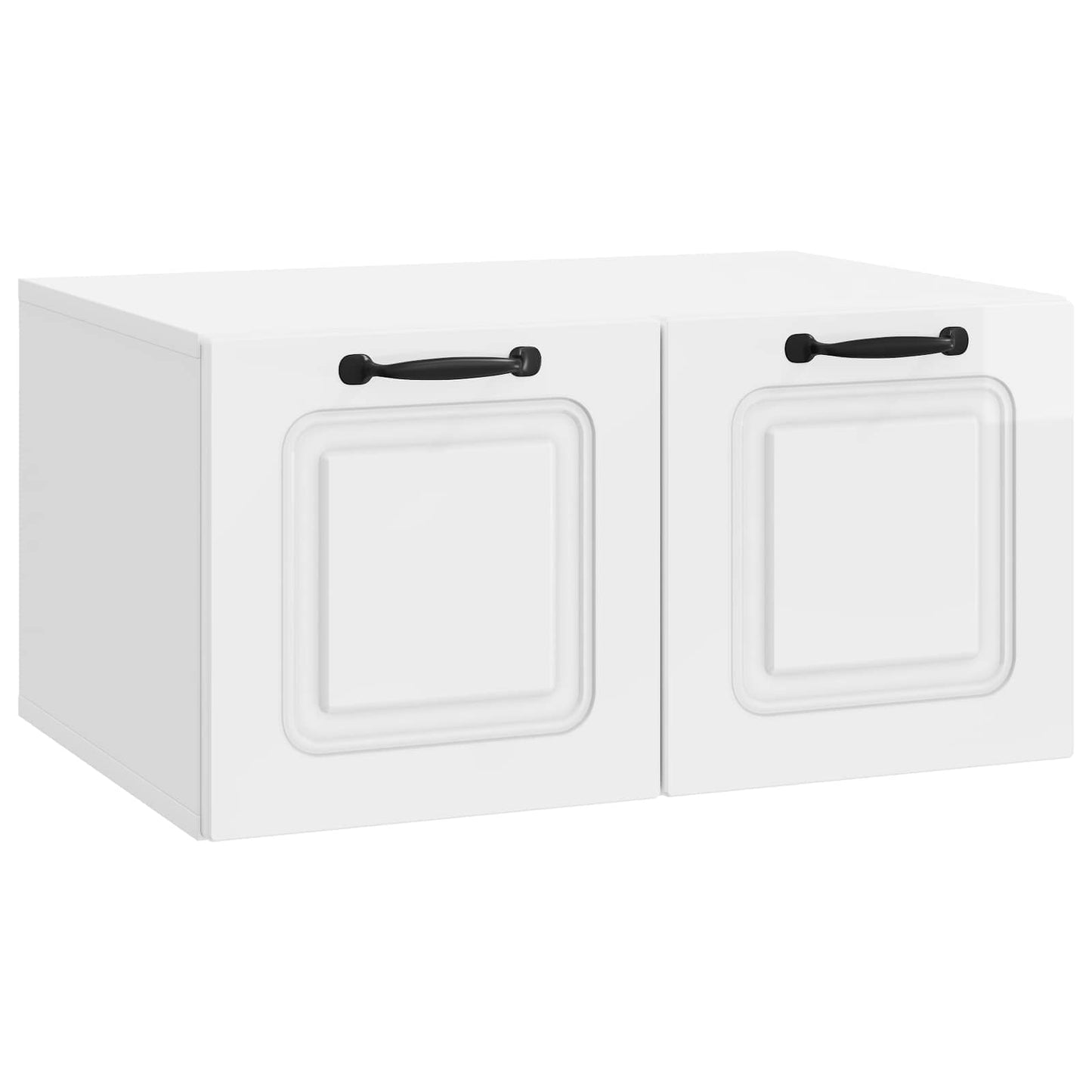 Mobile Porta TV da Muro Bianco Lucido 59,5 x 41 x 30 cm | homemem39