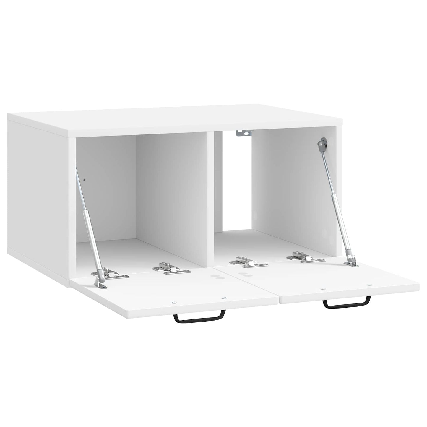 Mobile Porta TV da Muro Bianco Lucido 59,5 x 41 x 30 cm | homemem39