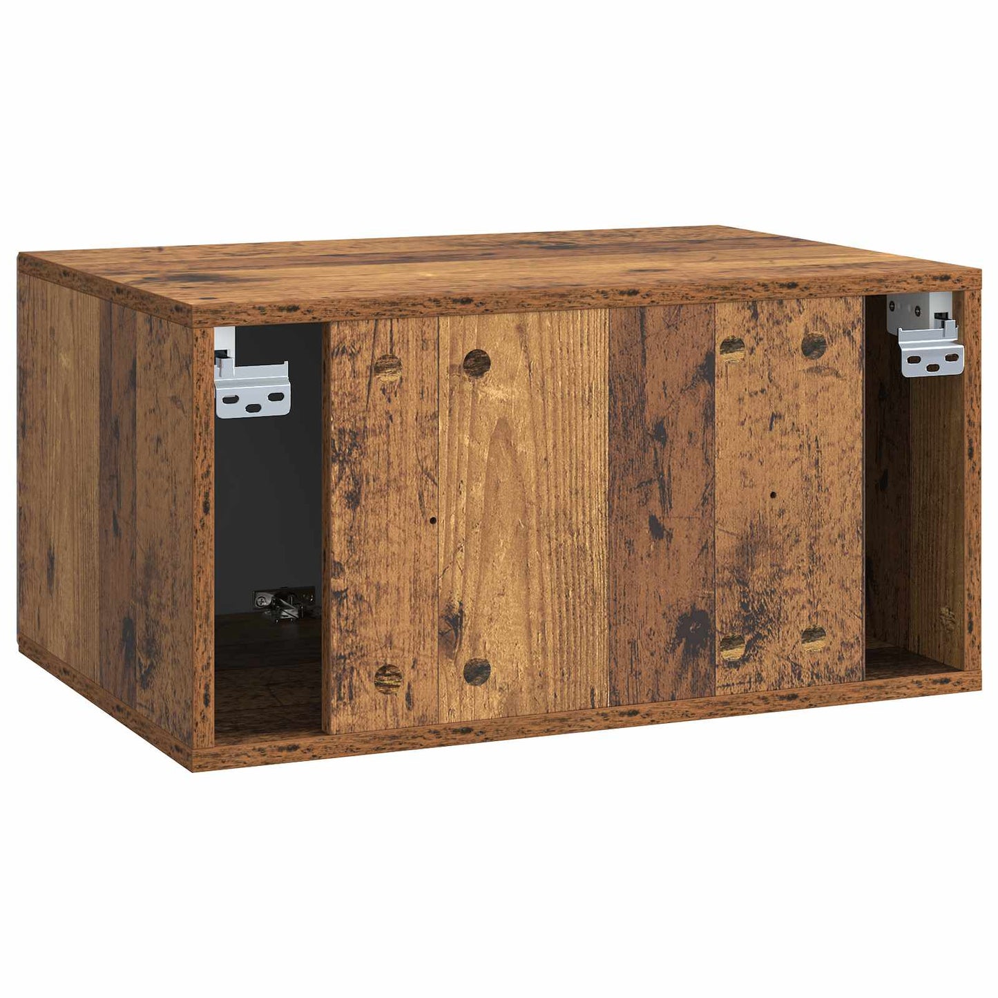 Mobile Porta TV da Muro Legno antico 59,5 x 41 x 30 cm | homemem39