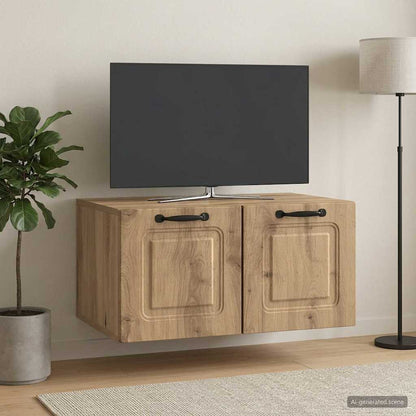 Mobile Porta TV da Muro 59,5 x 41 x 30 cm Rovere Artigianale