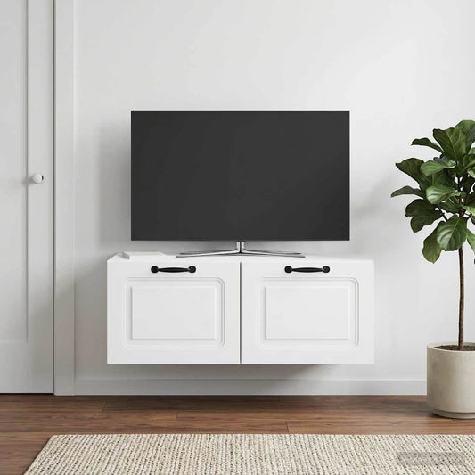 Mobile Porta TV da Muro Bianco 78,5 x 41 x 30 cm