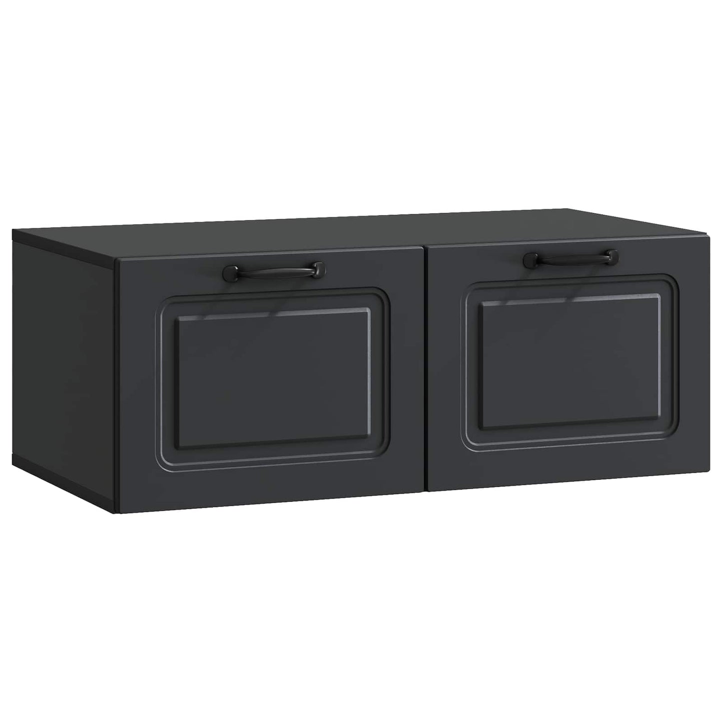 Mobile Porta TV da Muro Nero 78,5 x 41 x 30 cm | homemem39