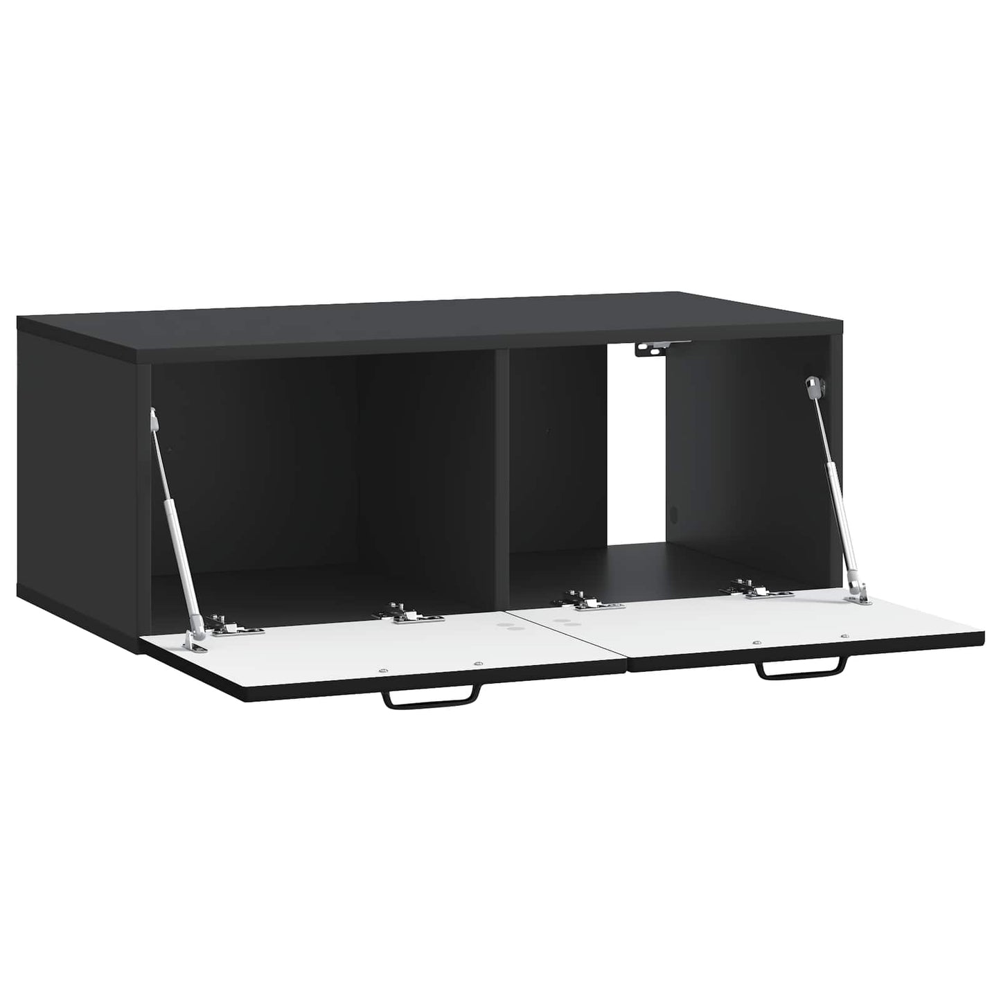 Mobile Porta TV da Muro Nero 78,5 x 41 x 30 cm