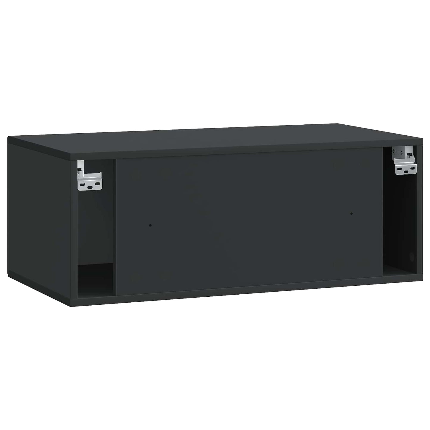 Mobile Porta TV da Muro Nero 78,5 x 41 x 30 cm