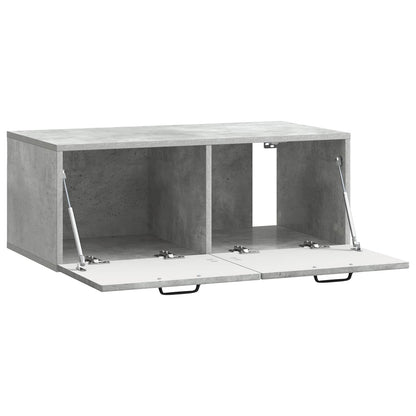 Mobile Porta TV da Muro Grigio Cemento 78,5 x 41 x 30 cm