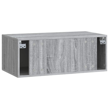 Mobile Porta TV da Muro Grigio Sonoma 78,5 x 41 x 30 cm