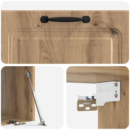 Mobile Porta TV da Muro Rovere Artigianale 78,5 x 41 x 30 cm | homemem39