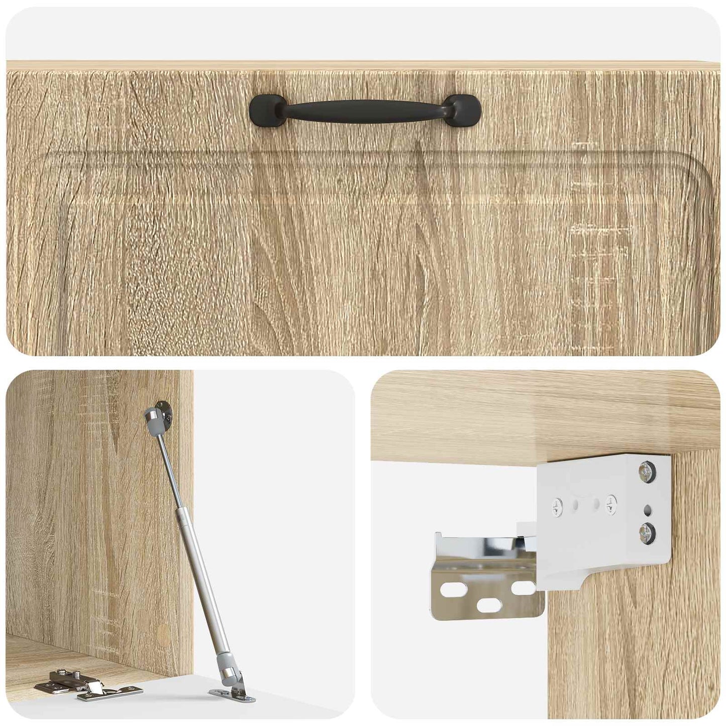 Mobile Porta TV da Muro Rovere Sonoma 98 x 41 x 30 cm | homemem39