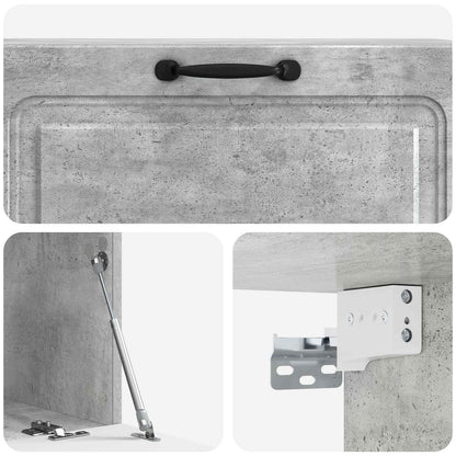 Mobile Porta TV da Muro Grigio Cemento 98 x 41 x 30 cm | homemem39