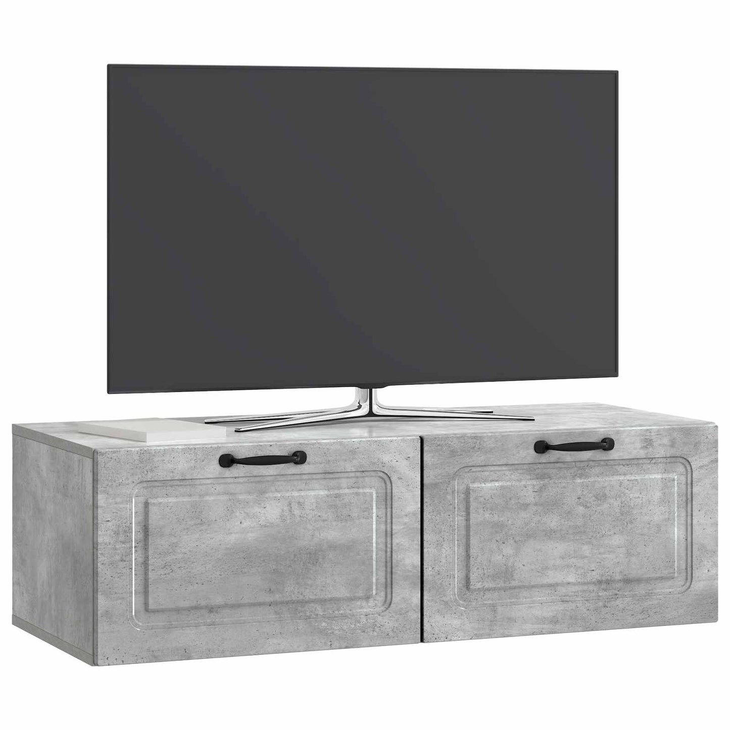 Mobile Porta TV da Muro Grigio Cemento 98 x 41 x 30 cm | homemem39