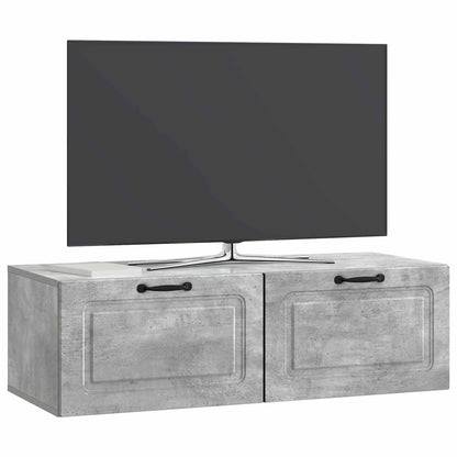 Mobile Porta TV da Muro Grigio Cemento 98 x 41 x 30 cm | homemem39