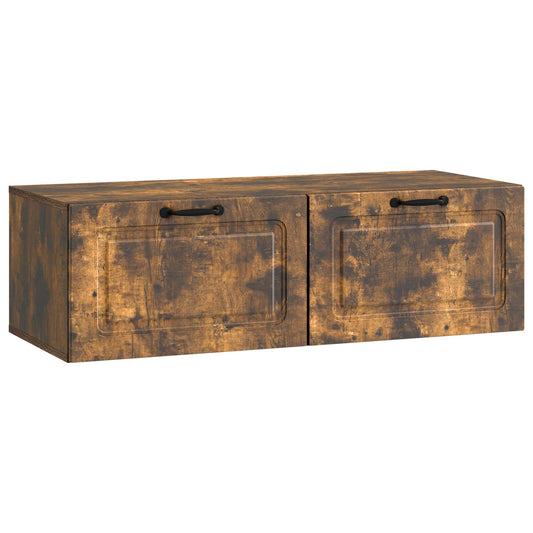 Mobile Porta TV da Muro Rovere Fumo 98 x 41 x 30 cm