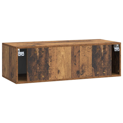 Mobile Porta TV da Muro Legno antico 98 x 41 x 30 cm