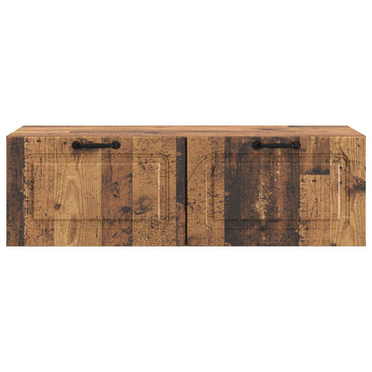 Mobile Porta TV da Muro Legno antico 98 x 41 x 30 cm