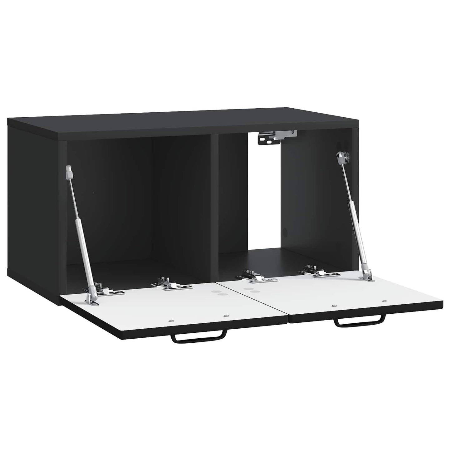 Mobile Porta TV da Muro Nero 59,5 x 31 x 30 cm | homemem39
