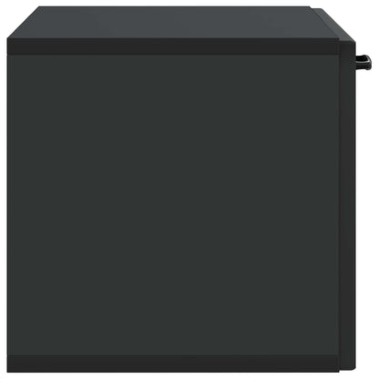 Mobile Porta TV da Muro Nero 59,5 x 31 x 30 cm | homemem39