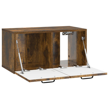Mobile Porta TV da Muro Rovere Fumo 59,5 x 31 x 30 cm | homemem39