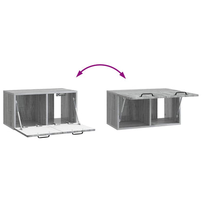 Mobile Porta TV da Muro Grigio Sonoma 59,5 x 31 x 30 cm | homemem39