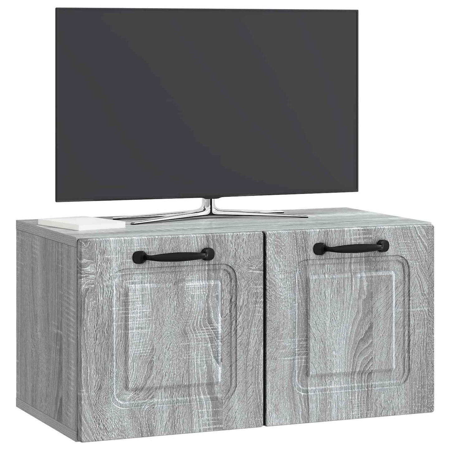 Mobile Porta TV da Muro Grigio Sonoma 59,5 x 31 x 30 cm