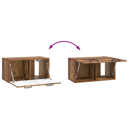 Mobile Porta TV da Muro Legno antico 59,5 x 31 x 30 cm | homemem39