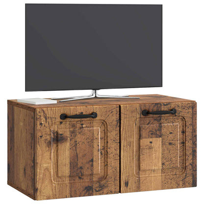Mobile Porta TV da Muro Legno antico 59,5 x 31 x 30 cm