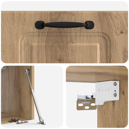 Mobile Porta TV da Muro Rovere Artigianale 59,5 x 31 x 30 cm | homemem39