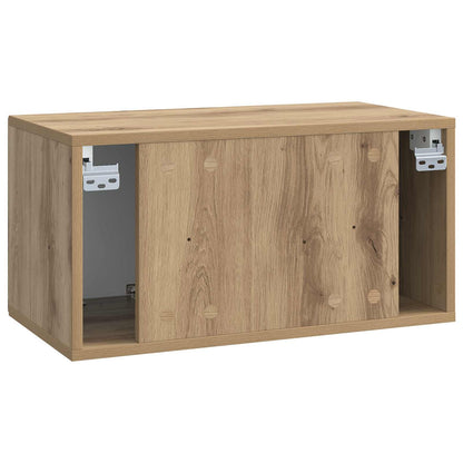 Mobile Porta TV da Muro Rovere Artigianale 59,5 x 31 x 30 cm | homemem39