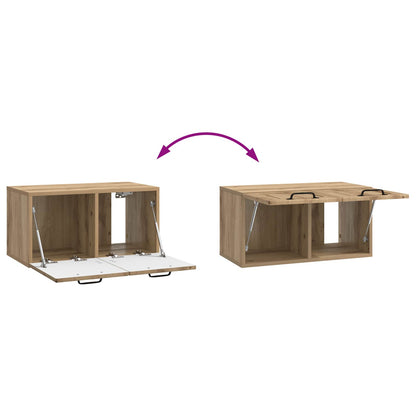 Mobile Porta TV da Muro Rovere Artigianale 59,5 x 31 x 30 cm | homemem39
