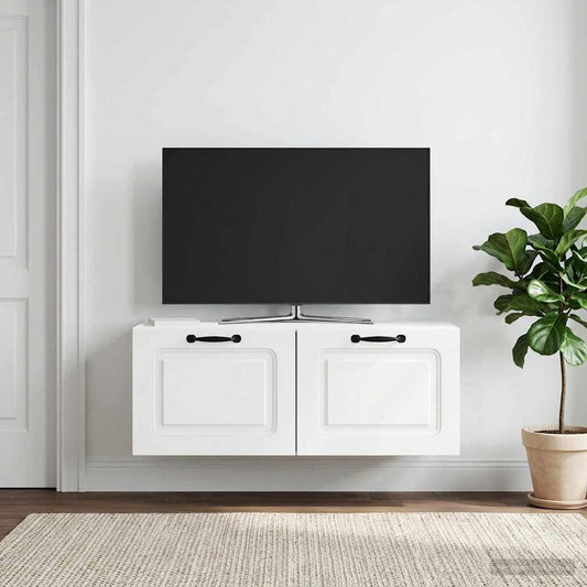 Mobile Porta TV da Muro Bianco 78,5 x 31 x 30 cm