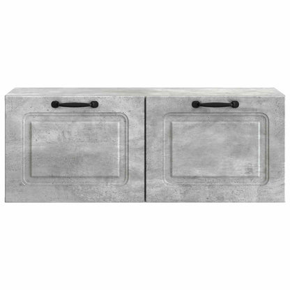 Mobile Porta TV da Muro Grigio Cemento 78,5 x 31 x 30 cm | homemem39