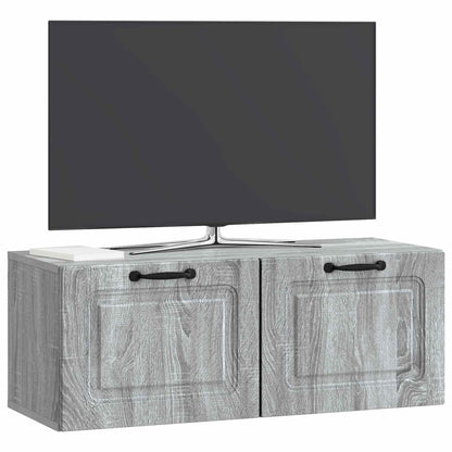Mobile Porta TV da Muro Grigio Sonoma 78,5 x 31 x 30 cm