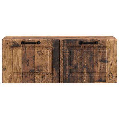 Mobile Porta TV da Muro Legno antico 78,5 x 31 x 30 cm | homemem39