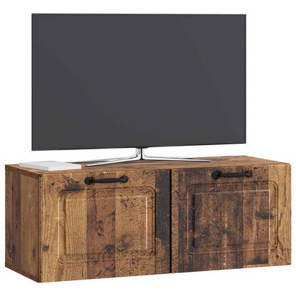 Mobile Porta TV da Muro Legno antico 78,5 x 31 x 30 cm | homemem39