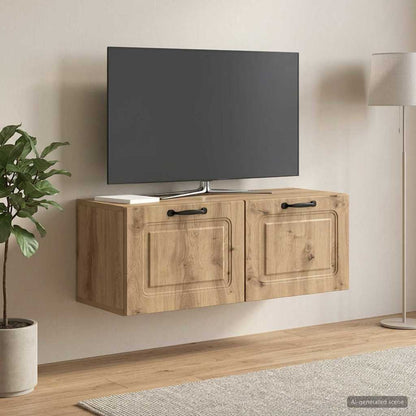 Mobile Porta TV da Muro 78,5 x 31 x 30 cm Rovere Artigianale