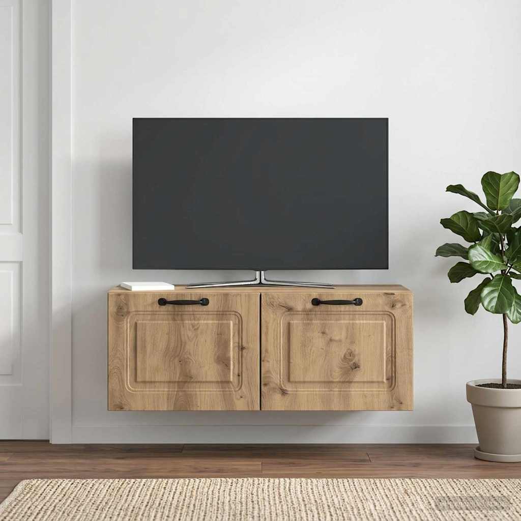 Mobile Porta TV da Muro 78,5 x 31 x 30 cm Rovere Artigianale