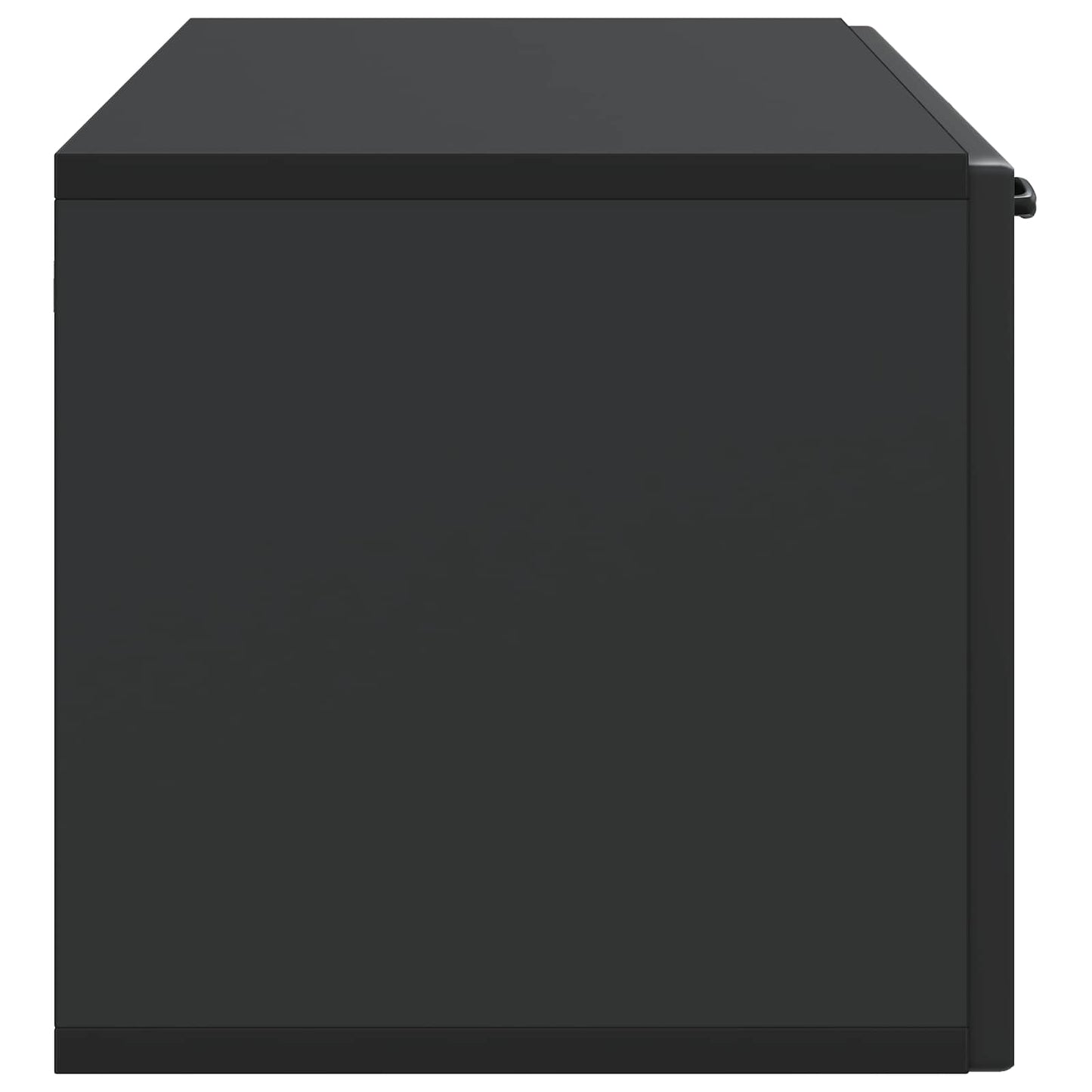 Mobile Porta TV da Muro Montaggio a parete Nero 98 x 31 x 30 cm | homemem39