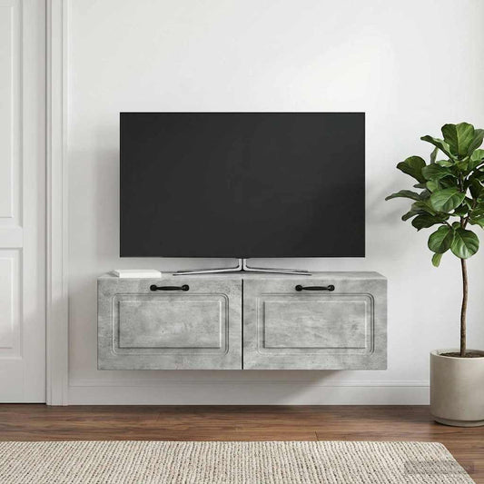 Mobile Porta TV da Muro Grigio Cemento 98 x 31 x 30 cm
