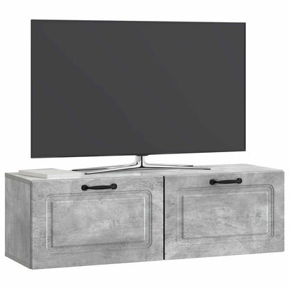 Mobile Porta TV da Muro Grigio Cemento 98 x 31 x 30 cm | homemem39