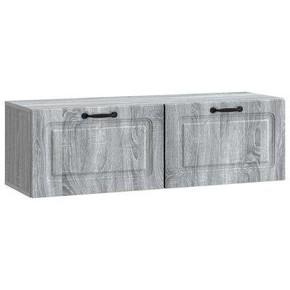 Mobile Porta TV da Muro Grigio Sonoma 98 x 31 x 30 cm