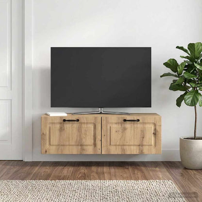 Mobile Porta TV da Muro 98 x 31 x 30 cm Rovere Artigianale