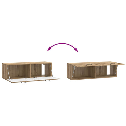 Mobile Porta TV da Muro Rovere Artigianale 98 x 31 x 30 cm | homemem39