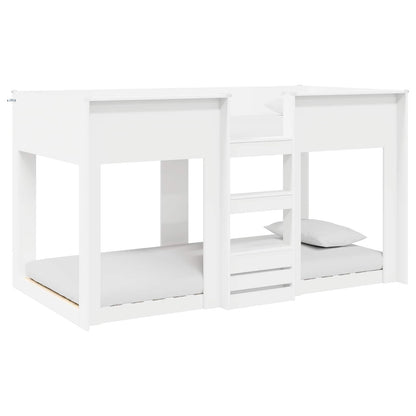 Letto a Castello per Bambini Bianco 75 x 190 cm | homemem39